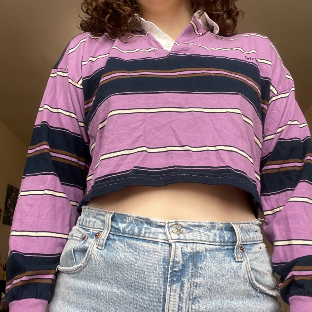 Cropped Iets Frans... Rugby Shirt
